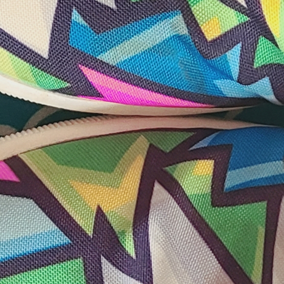 NWT Loudmouth Vienna Crystal Pattern Slip On Loafers Retro Punk Y2K size 6 - Picture 2 of 3